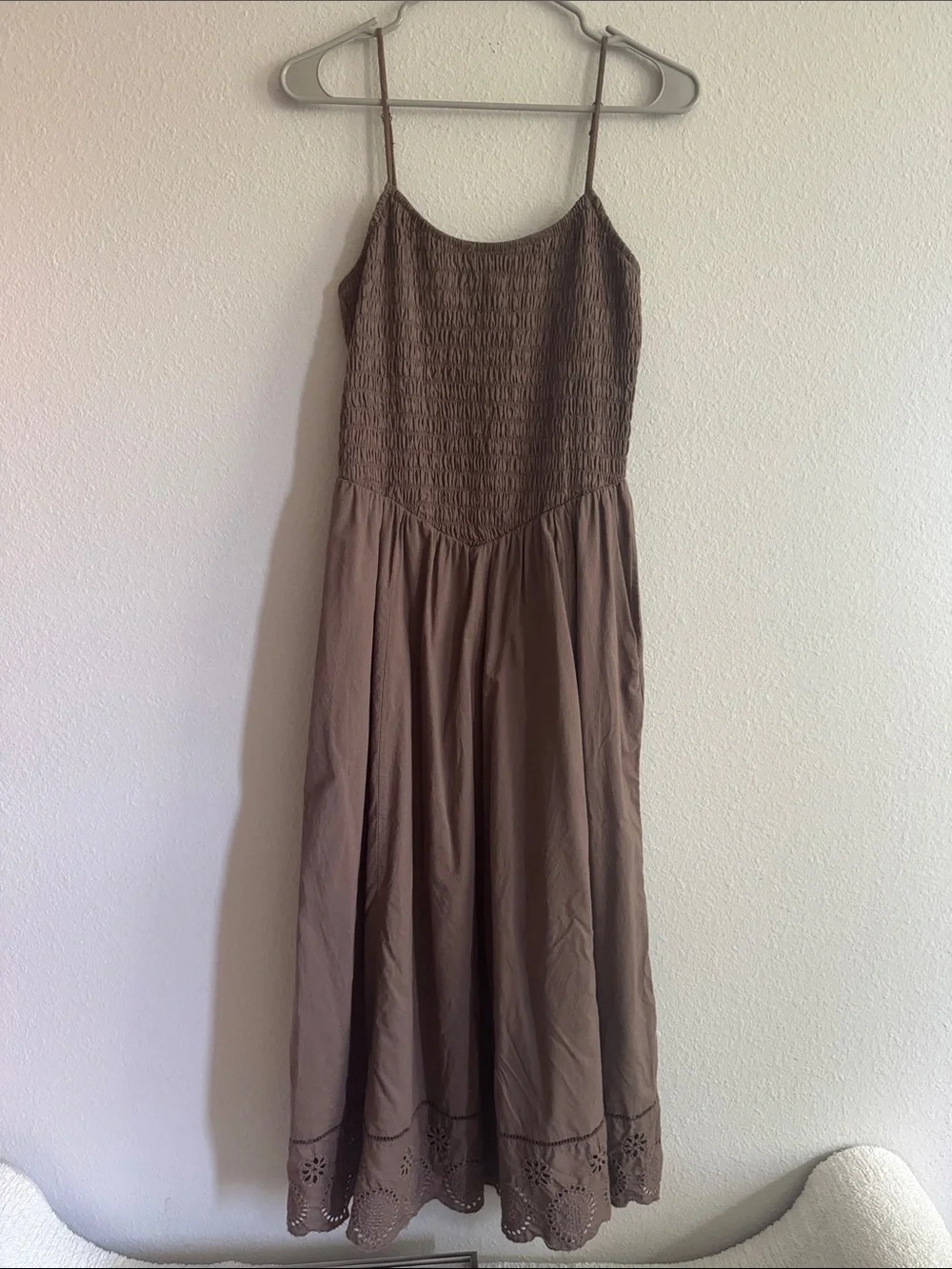 American Eagle Outfitters brown midi